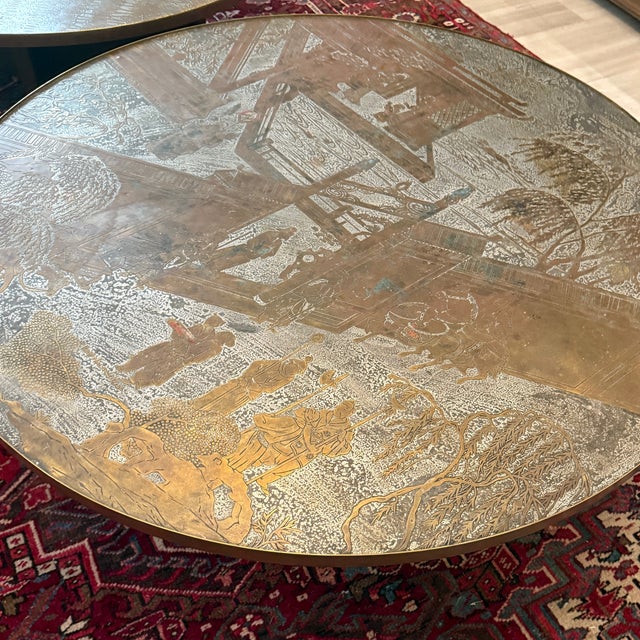 1960s Philip and Kelvin LaVerne Mid Century Modern Chan Coffee Table, Bronze For Sale - Image 15 of 15