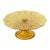 Art Deco Amber Cake Stand in Depression Glass For Sale - Image 4 of 16