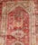 Measures: 3'0 x 15'8 Vintage Turkish Oushak Runner with Geometric Medallion Design in Muted Coral. Keivan Woven Arts / rug...