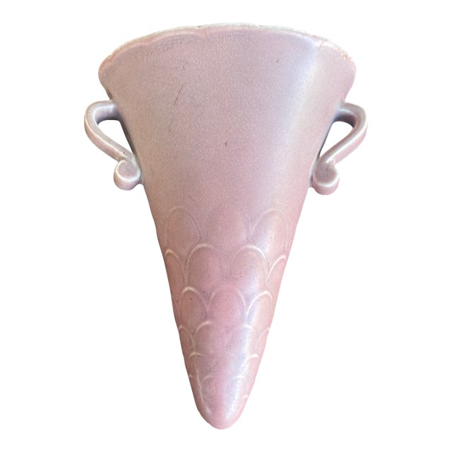 Art Nouveau Rookwood Pottery Rosy Pink Wall Pocket - 1926 - Mint Condition - Extremely Rare For Sale
