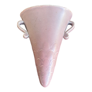 Art Nouveau Rookwood Pottery Rosy Pink Wall Pocket - 1926 - Mint Condition - Extremely Rare