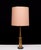 Metal Hollywood Regency Gilded Brass Table Lamp, 1970s For Sale - Image 7 of 8