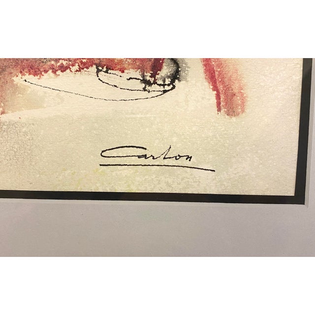 Norman Carton Original Painting Abstract Expressionist Mid-Century Modern Art New York Signed For Sale In San Francisco - Image 6 of 14