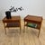 Pair of teak bedside tables by AB Carlström, 1960