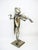 "Frog Violinist" Folk Art Metal Sculpture by James Sauer For Sale - Image 12 of 12