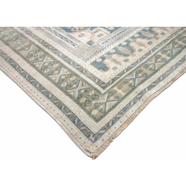Traditional 1960s Turkish Oushak Rug For Sale - Image 3 of 6