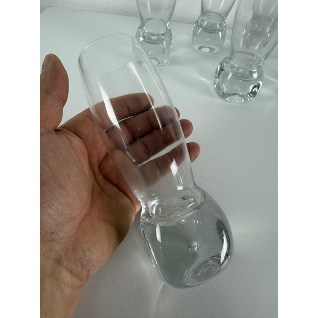 Vintage Bohemian Crystal Whiskey Glasses, 1970s, Set of 6 For Sale - Image 13 of 13