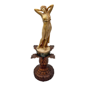 Art Deco Figural Ivorine Sculpture After Ferdinand Preiss, Circa 1925