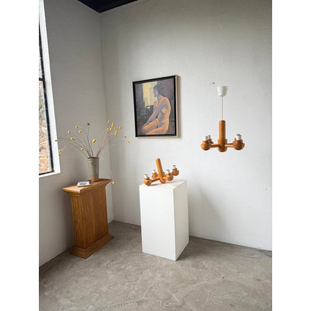 Pine Pendant Lights from Ikea, 1980s, Set of 2 For Sale - Image 8 of 18