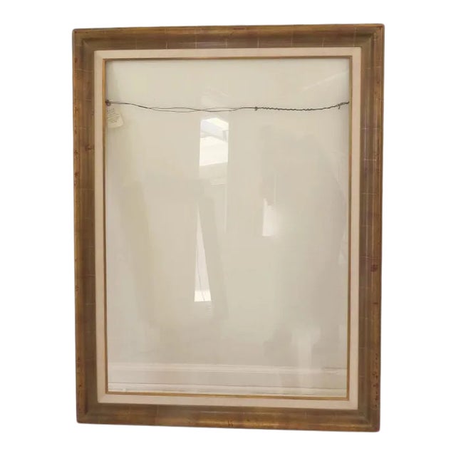 Vintage Gold Leaf Large Frame For Sale