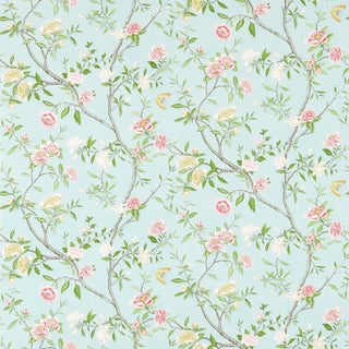 Zoffany Nostell Priory Wallpaper in Sky - a Sample For Sale