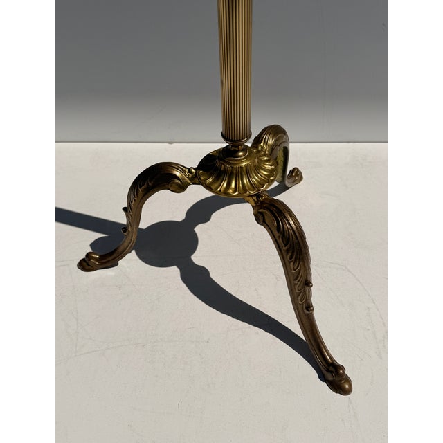 1970s Italian Brass and Wood Valet Stand For Sale - Image 10 of 11