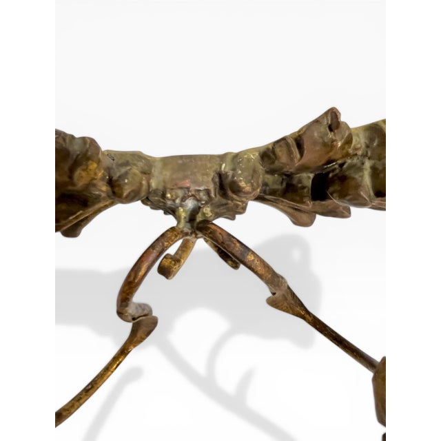 Antique Italian Giltwood Double Arm Wall Sconce With Laurel Motif For Sale - Image 14 of 18