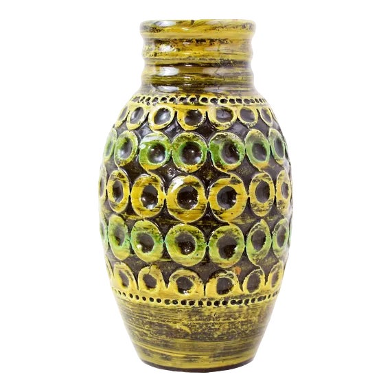 Italian Ceramic Vase by Aldo Londi for Bitossi, 1960s For Sale