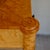 1984 Handcrafted One Drawer Bird’s Eye Maple Display Stand With Blue and White Platter For Sale - Image 13 of 18