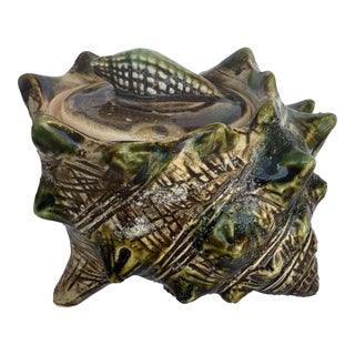 Ceramic Conch Shell Dish For Sale