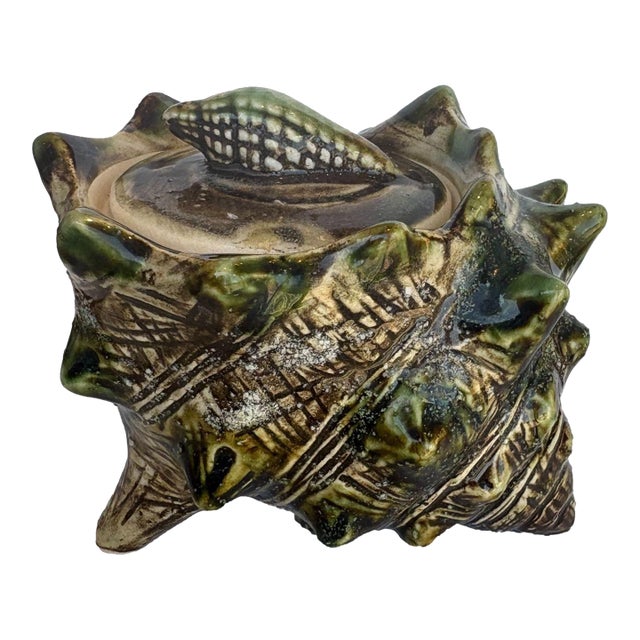Ceramic Conch Shell Dish For Sale