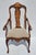 Late 18th Century Late 18th Century Dutch Marquetry Mahogany and Upholstered Armchair Desk Chair For Sale - Image 5 of 9
