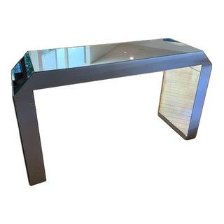 Mid 20th Century Art Deco Mirrored Console Table For Sale