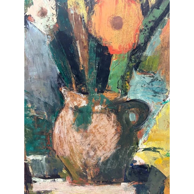 1960s Simon Sarkantyu Still Life Oil Painting For Sale - Image 4 of 7