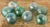 Jade Vintage Boho Green Glass Spheres - Set of 8 For Sale - Image 8 of 8