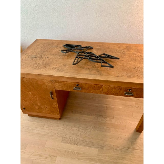 Large Mid-Century Cast Iron Bird, 1970s For Sale - Image 4 of 11