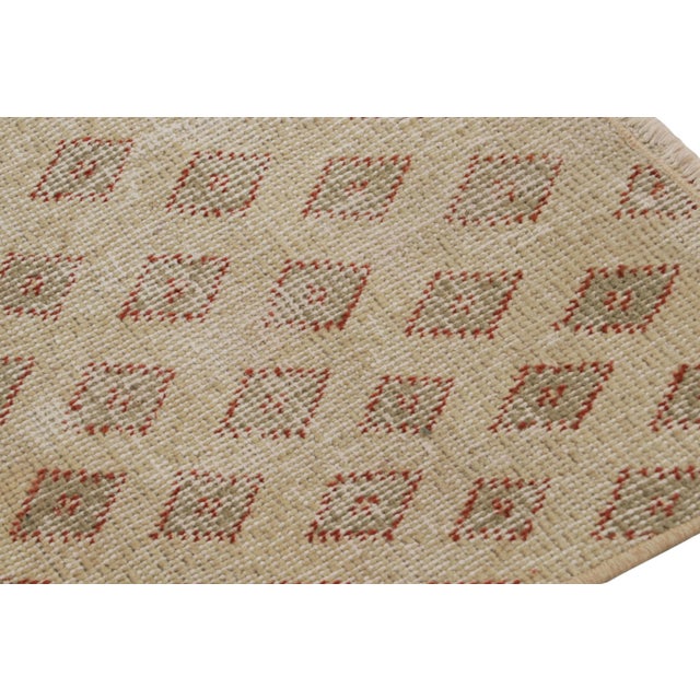 1960s 1960s Vintage Zeki Müren Rug With All-Over Geometric Patterns For Sale - Image 5 of 7