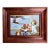 Contemporary Foxhound Small Dog Print by Judy Henn Overall Size”Just Another Dog Day Afternoon “ Wood Frame For Sale