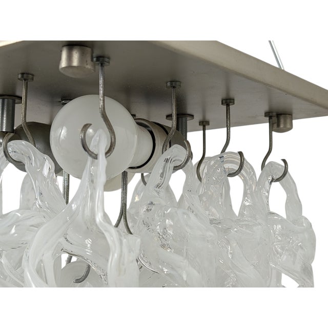 Small Ceiling Light with Murano Glass Pendants, 1970s For Sale - Image 4 of 8