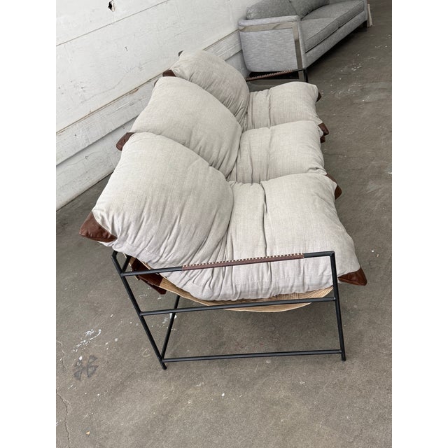 2020s Classic Home Palermo Natural Sofa For Sale - Image 5 of 12