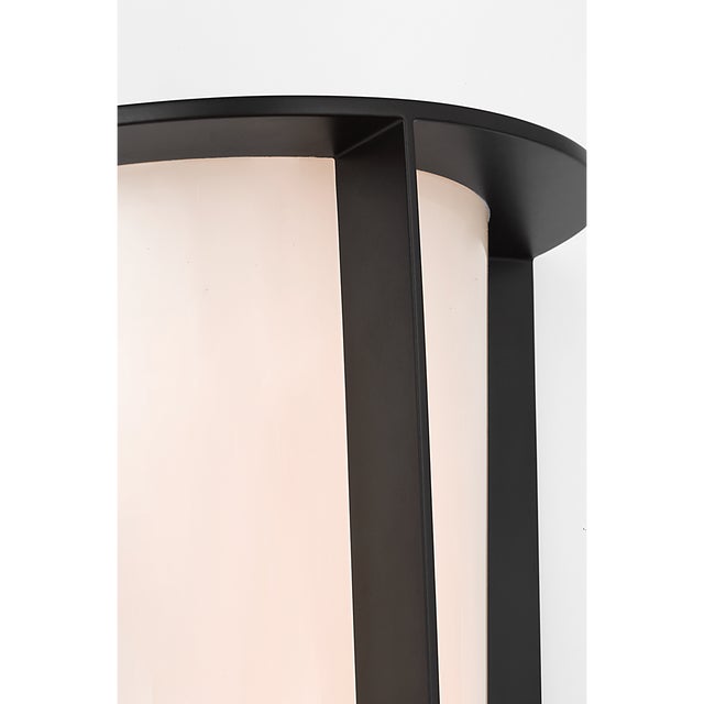 2020s Barbara Barry for Visual Comfort Signature Phinn 12" Tapered Sconce in Modern Iron with White Glass For Sale - Image 5 of 9