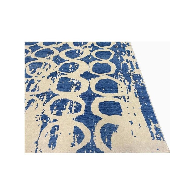 Handwoven Modern Turkish Area Rug 10x13 For Sale - Image 4 of 7