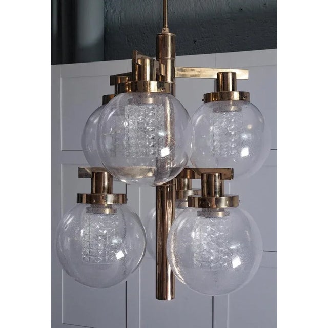 Brass Chandeliers from Hans-Agne Jakobsson, 1960s For Sale - Image 9 of 13
