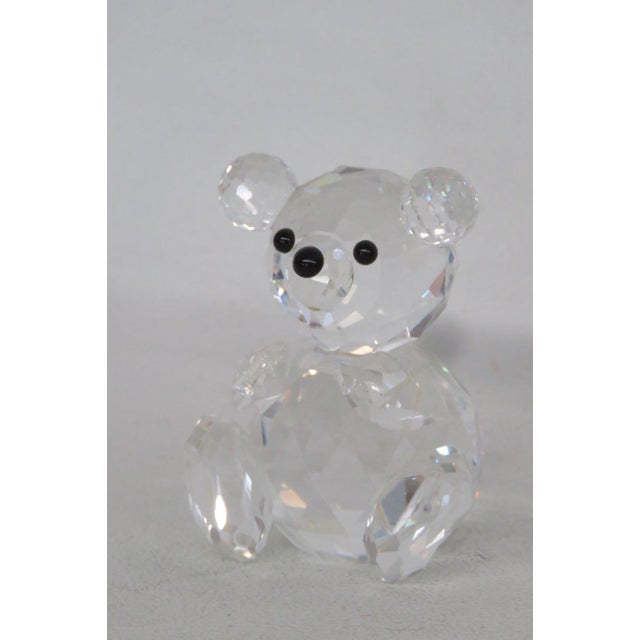Swarovski Crystal Woodland Friends Teddy Bear 7637 Retired Mini Figurine 5076b For Sale - Image 9 of 12