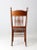 Brown Antique Pressed Back Chair With Leather Seat For Sale - Image 8 of 11
