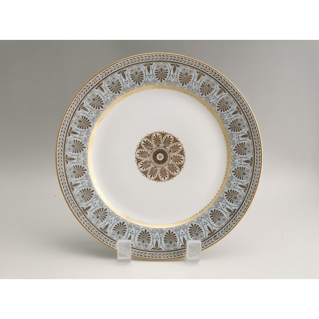 Blue Porcelain Plate from Imperial Sèvres Manufactory, 1862 For Sale - Image 8 of 8