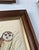 1970s One Owl Painting in Wooden Frames, Signed by Artist For Sale - Image 4 of 7