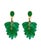 140 Carats Emerald Briolettes Hanging Earrings 18 Karat Gold. This exquisite pair of earrings are beautifully crafted with...