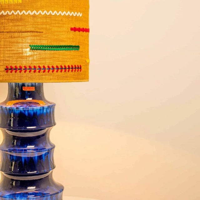 Large Ceramic Lamps from Scheurich, 1970s, Set of 2 For Sale - Image 4 of 16