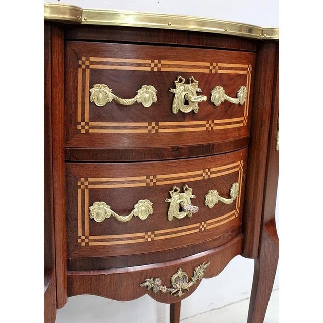 Brown Small Antique Mahogany Dresser For Sale - Image 8 of 18