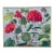 Bright Red Geraniums Oil Painting For Sale