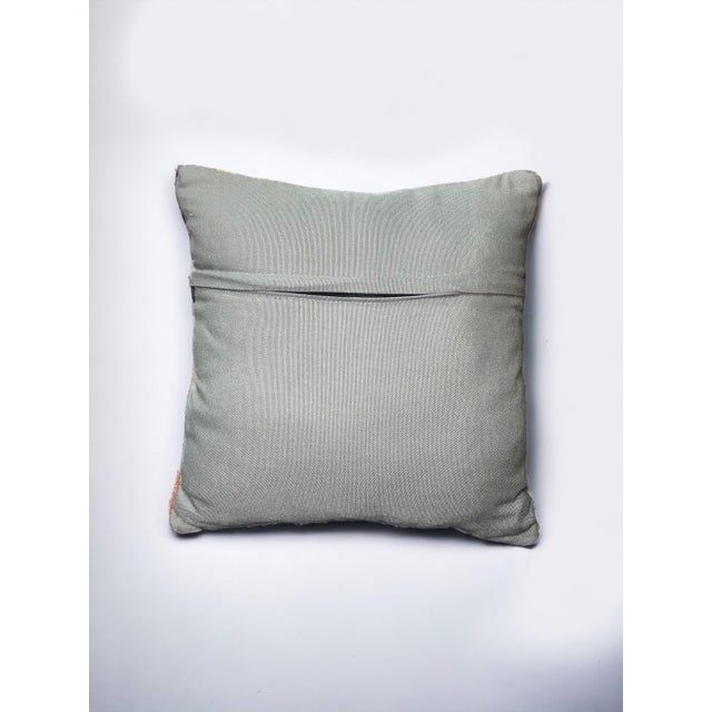 Rustic Southwestern Kilim Patchwork Pillow For Sale - Image 3 of 5