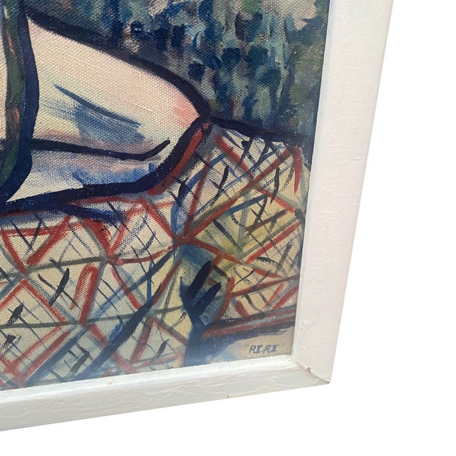 “Riki” Self Portrait, Oil on Board. Original Artwork. For Sale - Image 4 of 6