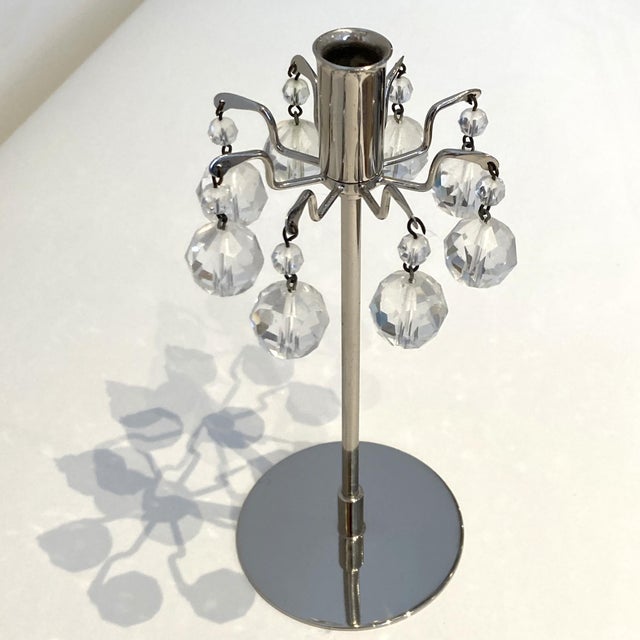 Mid-Century Modern Vintage Lobmeyr Candlesticks- Set of 5 For Sale - Image 3 of 7