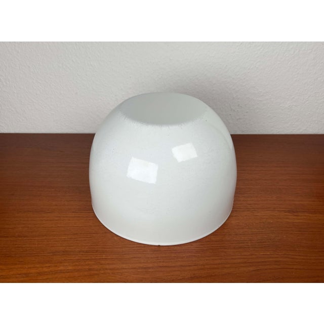 Mid-Century Modern Danish Large White Enamel Bowl, 1960s For Sale - Image 16 of 17