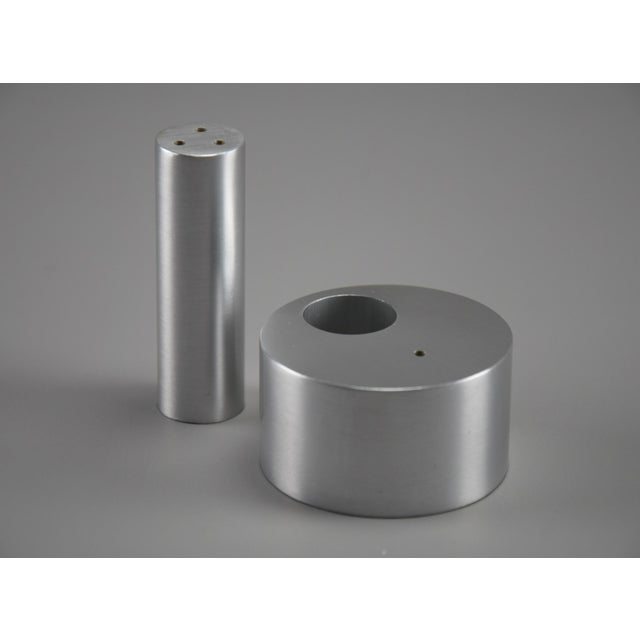 Mid-Century Modern Vintage Pepper and Salt Set by Pierre Vandel, 1970, Set of 2 For Sale - Image 3 of 8