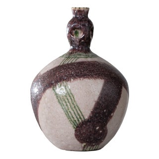 Totemic Ceramic Vase by Guido Gambone, 1953 For Sale