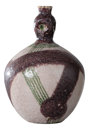 Totemic Ceramic Vase by Guido Gambone, 1953