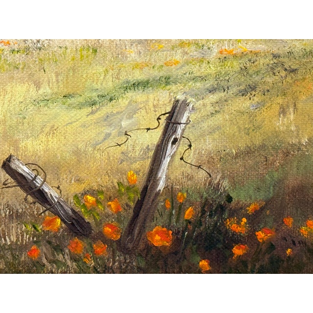 Marie Blairsdale “Mount Diablo” Signed Oil on Canvas Landscape Painting For Sale In San Francisco - Image 6 of 12