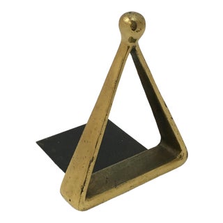 Ben Seibel Jenfredware Single Triangle Bookend For Sale